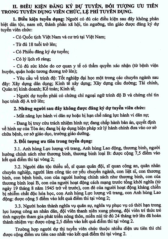 Ban Quản lý dự án huyện Long Thành, Đồng Nai tuyển dụng viên chức đợt 1 năm 2020