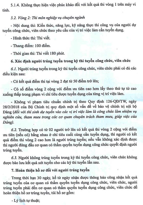 Ban Thường vụ Tỉnh ủy Lạng Sơn tuyển dụng công chức, viên chức năm 2020