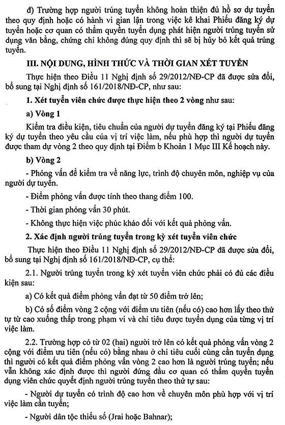 Sở Nông nghiệp và PTNT tỉnh Gia Lai tuyển dụng viên chức năm 2020