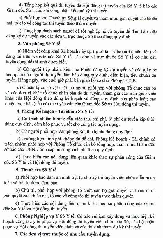 Sở Y tế tỉnh Gia Lai tuyển dụng viên chức năm 2020