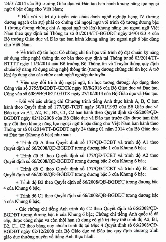Sở Y tế tỉnh Gia Lai tuyển dụng viên chức năm 2020