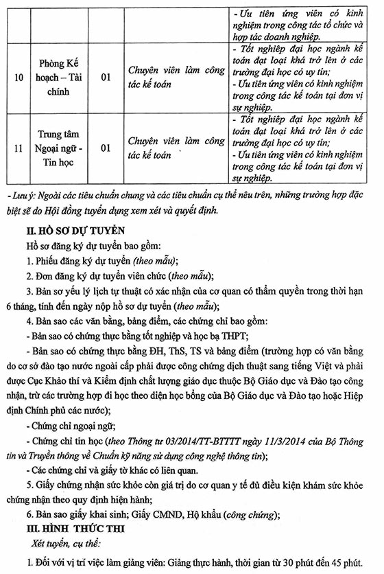 Trường Đại học Kinh tế - ĐH Đà Nẵng tuyển dụng viên chức năm 2020