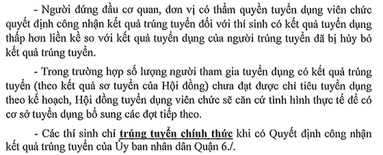 Trường THCS Hoàng Lê Kha, Quận 6, TP.HCM tuyển dụng viên chức năm 2020