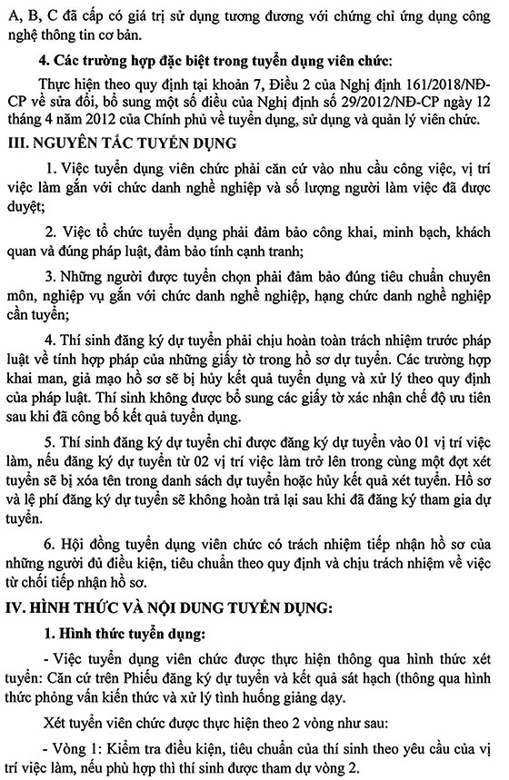 Trường THCS Nguyễn Đức Cảnh, Quận 6, TP.HCM tuyển dụng viên chức năm 2020 (Đợt 1)