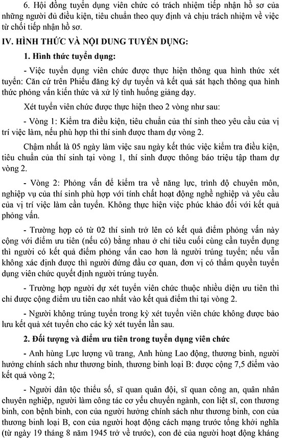 Trường THCS Văn Thân, Quận 6, TP.HCM tuyển dụng viên chức năm 2020 (Đợt 1)