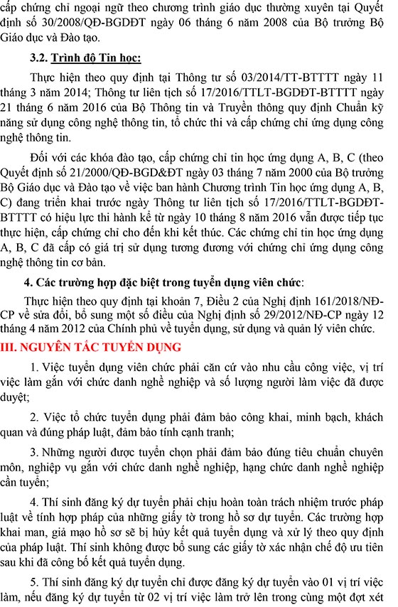 Trường Tiểu học Nguyễn Thiện Thuật, Quận 6, TP.HCM tuyển dụng viên chức năm 2020 (Đợt 1)