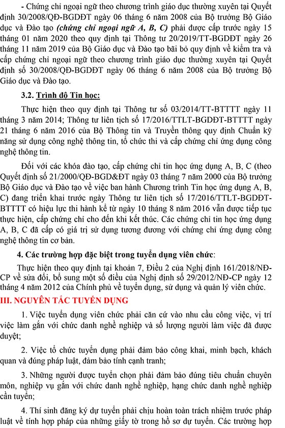 Trường Tiểu học Phù Đổng, Quận 6, TP.HCM tuyển dụng viên chức năm 2020 (Đợt 1)