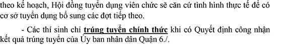 Trường Tiểu học Phú Lâm, Quận 6, TP.HCM tuyển dụng viên chức năm 2020 (Đợt 1)