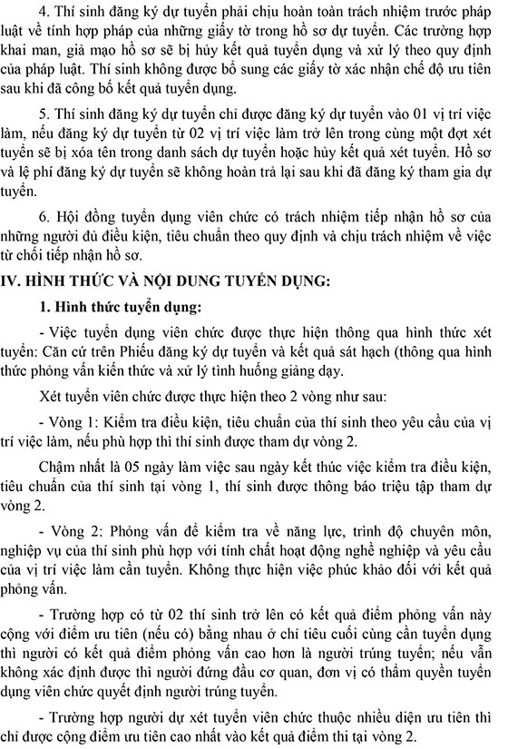 Trường Tiểu học Trương Công Định, Quận 6, TP.HCM tuyển dụng viên chức năm 2020 (Đợt 1)