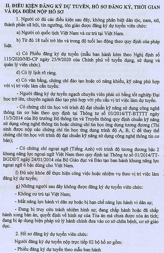 Trung tâm Đào tạo Khu Công nghệ Cao TP.Hồ Chí Minh tuyển dụng viên chức năm 2020