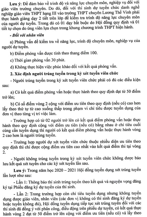 Sở Giáo dục và Đào tạo tỉnh Đồng Nai tuyển dụng viên chức năm học 2020 - 2021