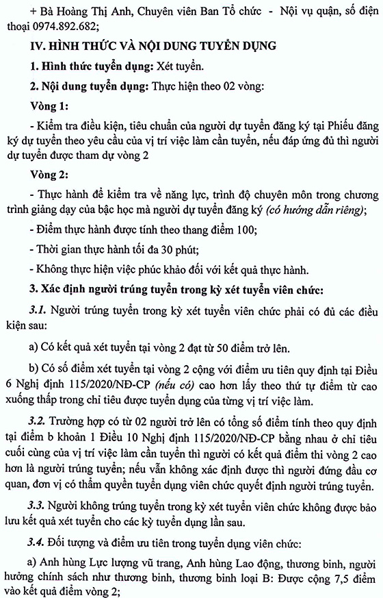 UBND quận Kiến An, Hải Phòng tuyển dụng viên chức năm 2020