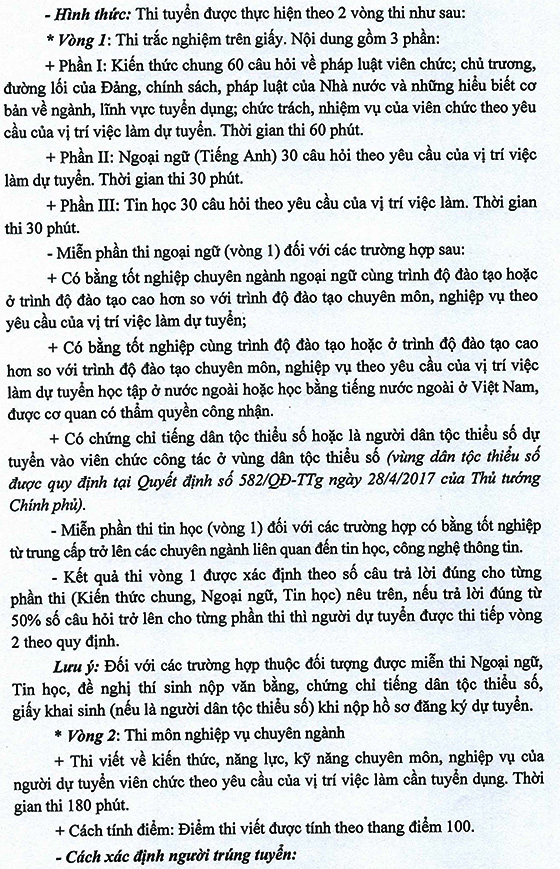 UBND tỉnh Quảng Ninh tuyển dụng viên chức năm 2020