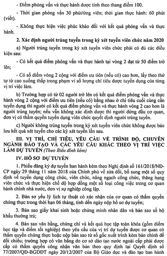 Tạp chí Kinh tế và Dự báo tuyển dụng viên chức năm 2020