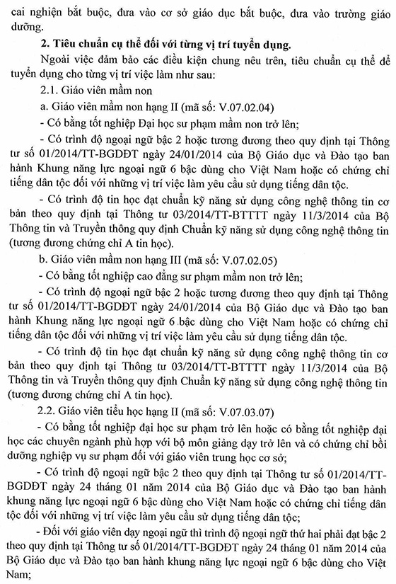 UBND huyện Bến Cầu, Tây Ninh tuyển dụng viên chức sự nghiệp giáo dục năm học 2020 - 2021