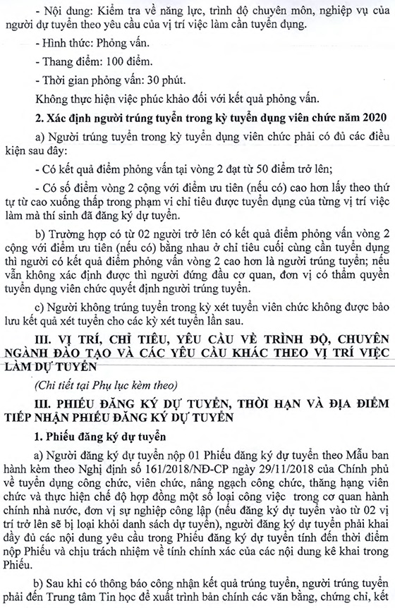 Trung tâm Tin học - Bộ Kế hoạch và Đầu tư tuyển dụng viên chức năm 2020