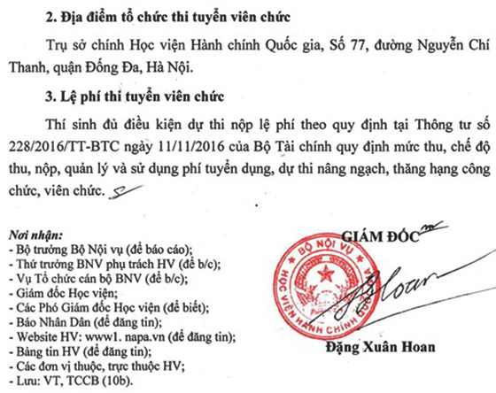 Học viện Hành chính Quốc gia tuyển dụng viên chức đợt 2 năm 2020