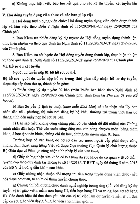 Phòng Giáo dục và Đào tạo Quận 2, TP. Hồ Chí Minh tuyển dụng viên chức năm 2020