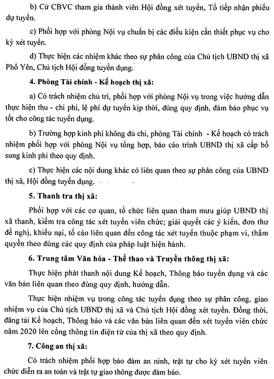 Trung tâm GDNN - GDTX thị xã Phổ Yên, Thái Nguyên tuyển dụng viên chức năm 2020