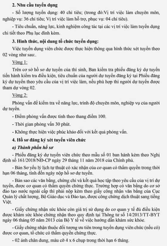 Trung tâm Dữ liệu và Thông tin đất đai TP. Hà Nội tuyển dụng viên chức năm 2020