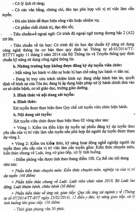 Bệnh viện Huyết học và Truyền máu thành phố Cần Thơ tuyển dụng viên chức đợt 2 năm 2020