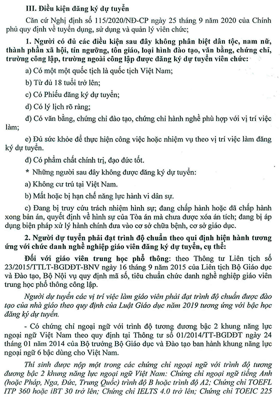 TT Giáo dục nghề nghiệp - GDTX quận 12, TP.Hồ Chí Minh tuyển dụng viên chức năm học 2020-2021