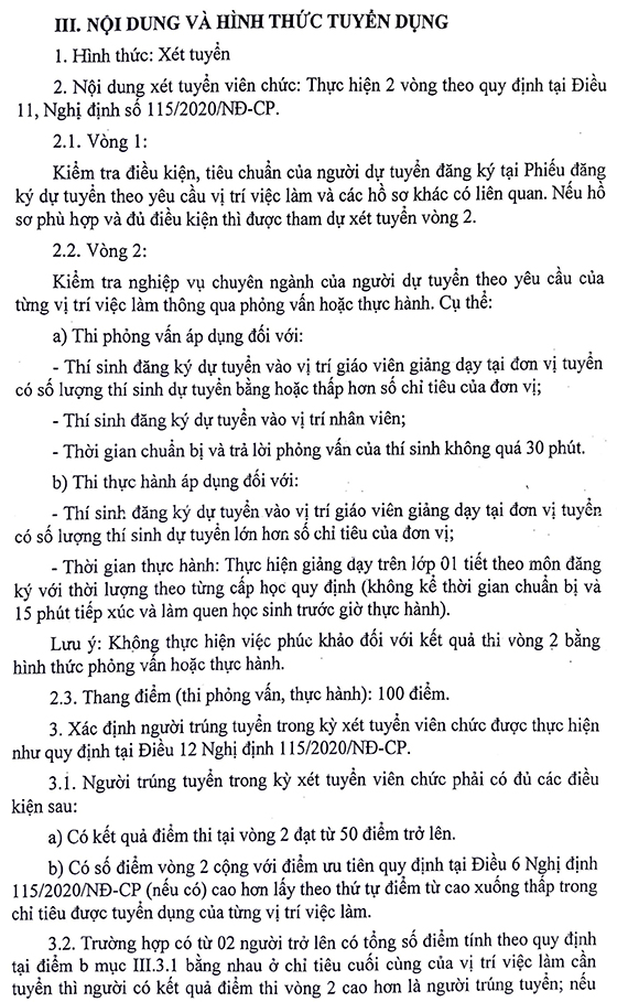 UBND huyện An Phú, An Giang tuyển dụng viên chức giáo dục năm 2020