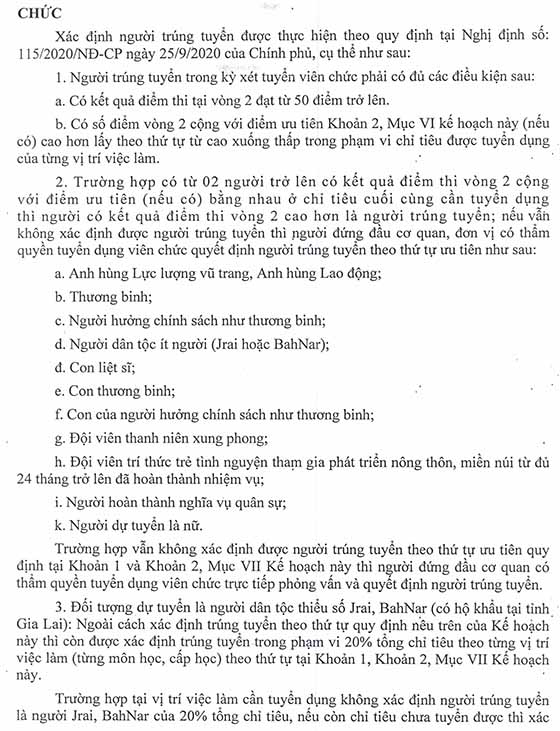 UBND huyện Mang Yang, Gia Lai tuyển dụng viên chức giáo viên năm 2020