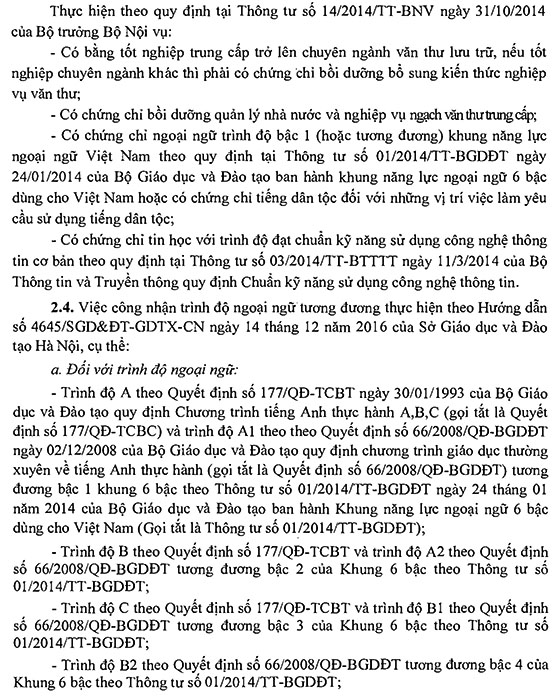 UBND quận Tây Hồ, TP.Hà Nội tuyển dụng giáo viên và nhân viên trường học năm 2020