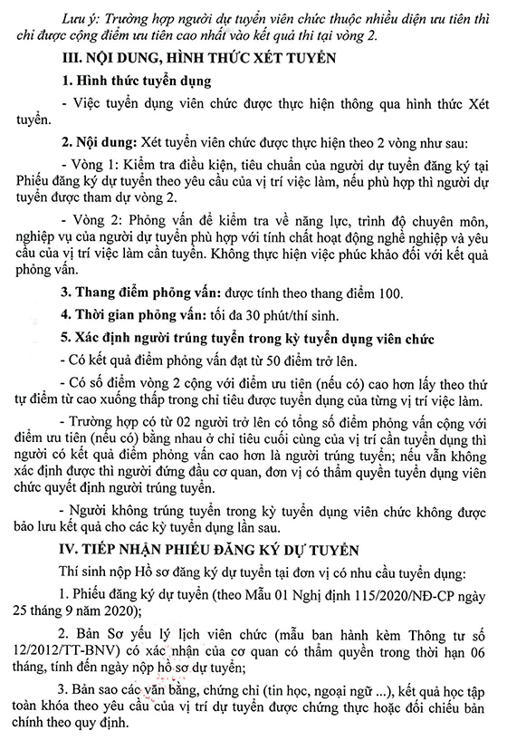 BQL dự án xây dựng khu vực quận Tân Bình, TP. Hồ Chí Minh tuyển dụng viên chức năm 2021