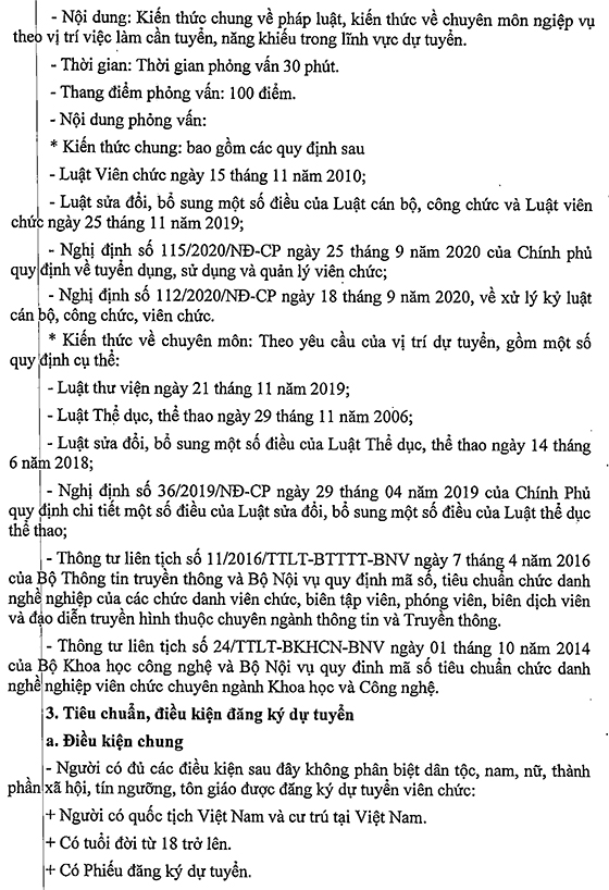 TT Văn hóa, Thể thao và Truyền thanh huyện Tân Biên, Tây Ninh tuyển dụng viên chức năm 2020