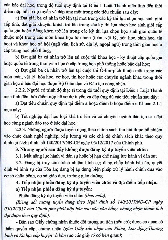 UBND huyện Hoa Lư, Ninh Bình tuyển dụng giáo viên và nhân viên trường học năm 2021
