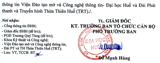 Đại học Huế tuyển dụng viên chức năm 2021