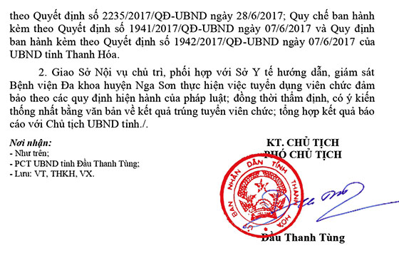 Bệnh viện đa khoa huyện Nga Sơn, Thanh Hóa tuyển dụng viên chức năm 2021