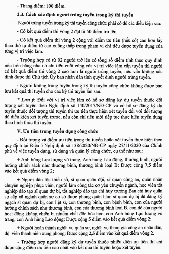 UBND tỉnh Quảng Ninh tuyển dụng công chức năm 2021
