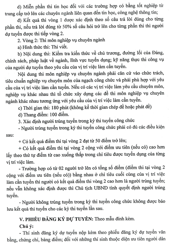 Sở Nội vụ tỉnh Yên Bái tuyển dụng công chức đợt 2 năm 2021