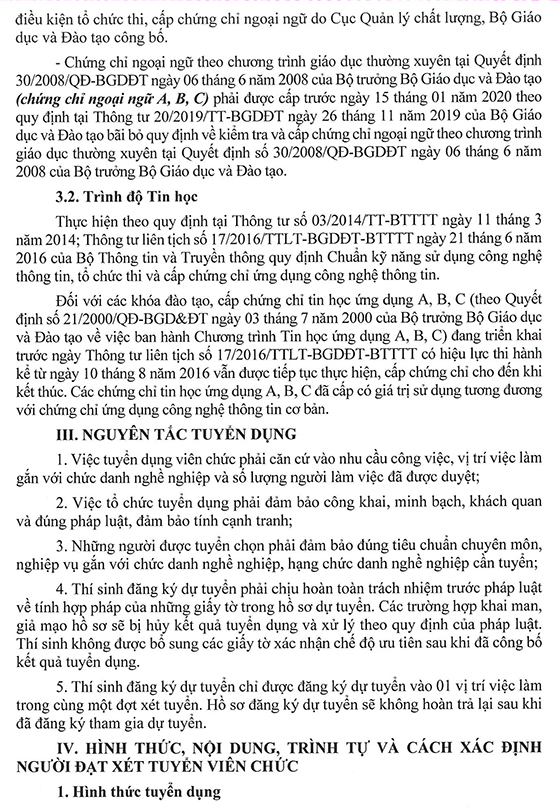 Trường Mầm non Rạng Đông 14 - Quận 6, TP. Hồ Chí Minh tuyển dụng viên chức năm học 2021-2022